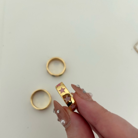 Frasier Sterling set of 3 good rings - Picture 3 of 4